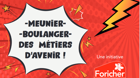 La campagne pop et colorée de Foricher pour faire parler des métiers de boulanger et meunier La campagne pop et colorée de Foricher pour faire parler des métiers de boulanger et meunier